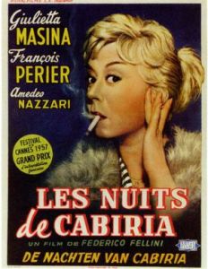 nights of Cabiria movie poster